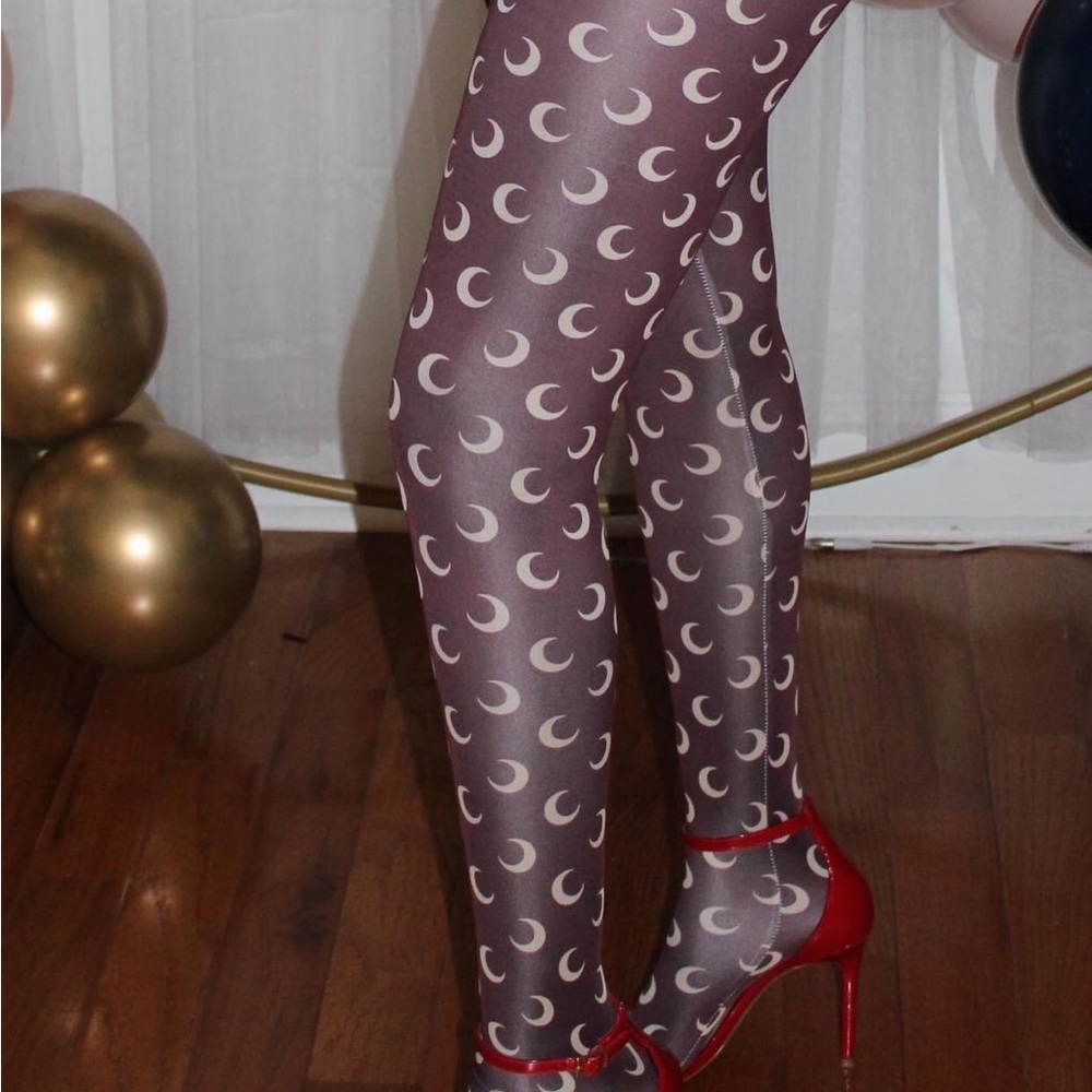 Marine Serre brown tights